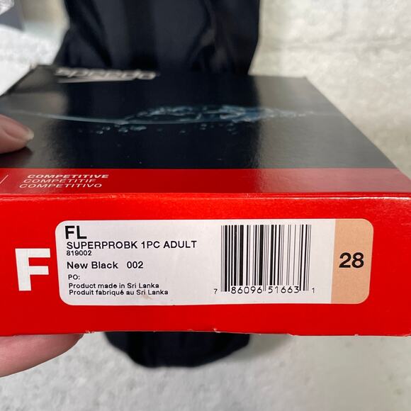 Speedo Women's Power Flex Eco Super Pro Swimsuit, Size 28, Black - Picture 4 of 8